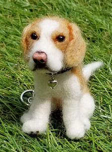 羊毛フェルトキーホルダー アフター