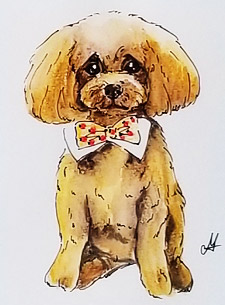 似顔絵 アフター